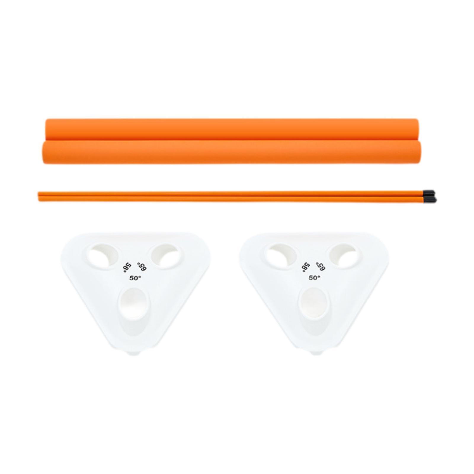 Alignment Stick Set - Golf Alignment Stick Holder Practice Rod